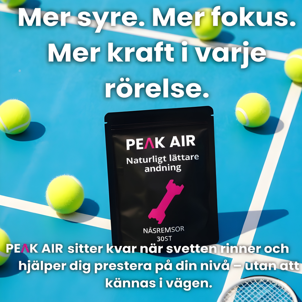 PEAK AIR –  Näsremsor för bättre andning
