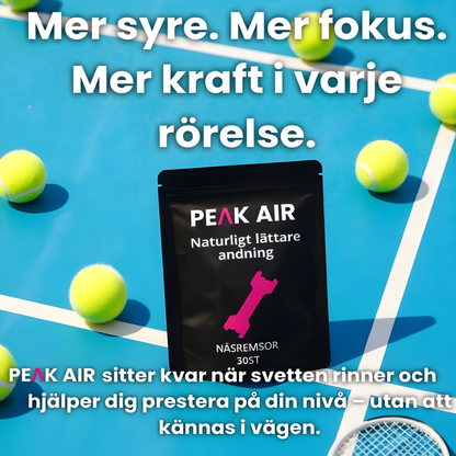 PEAK AIR –  Näsremsor för bättre andning