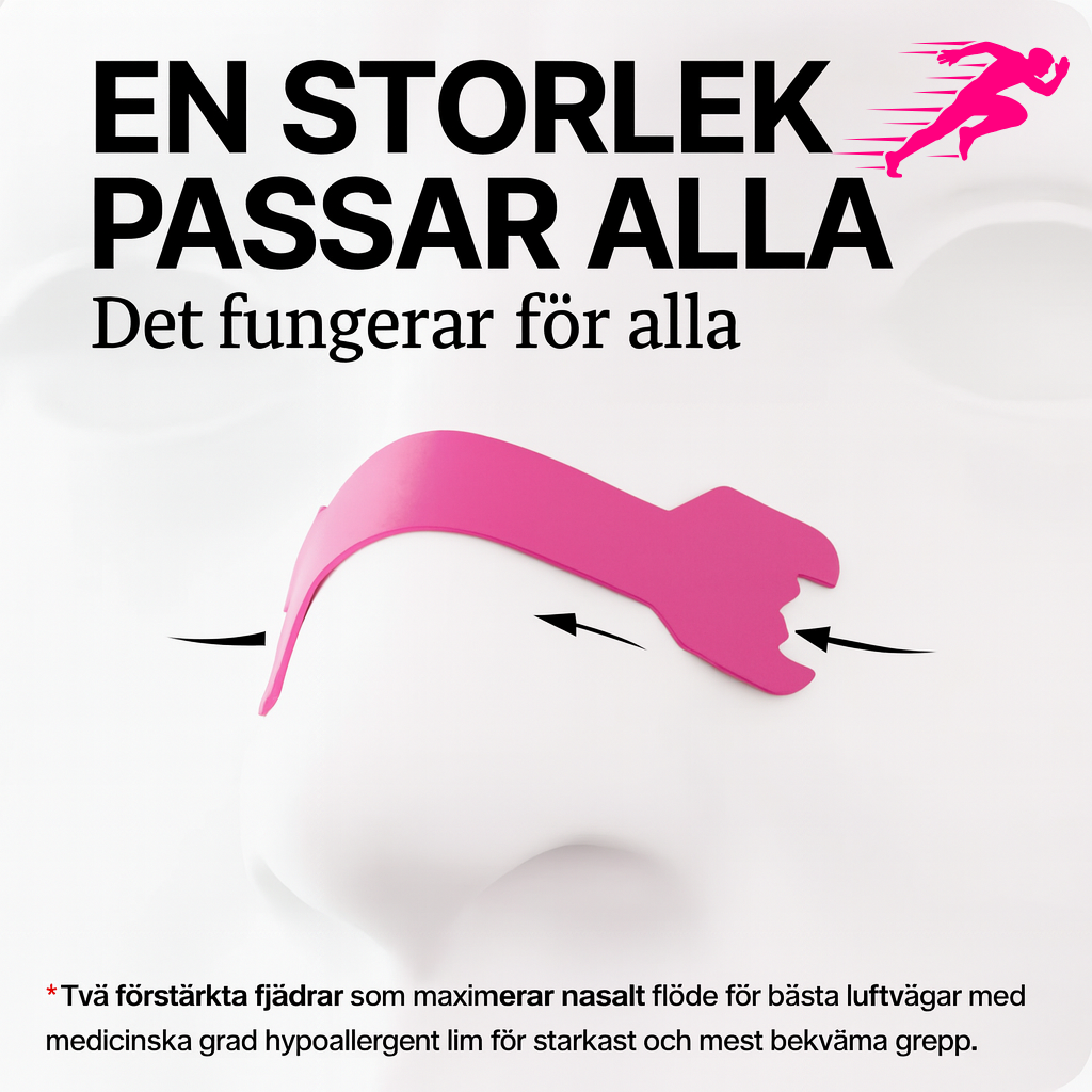 PEAK AIR –  Näsremsor för bättre andning