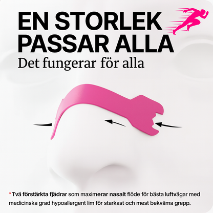 PEAK AIR –  Näsremsor för bättre andning